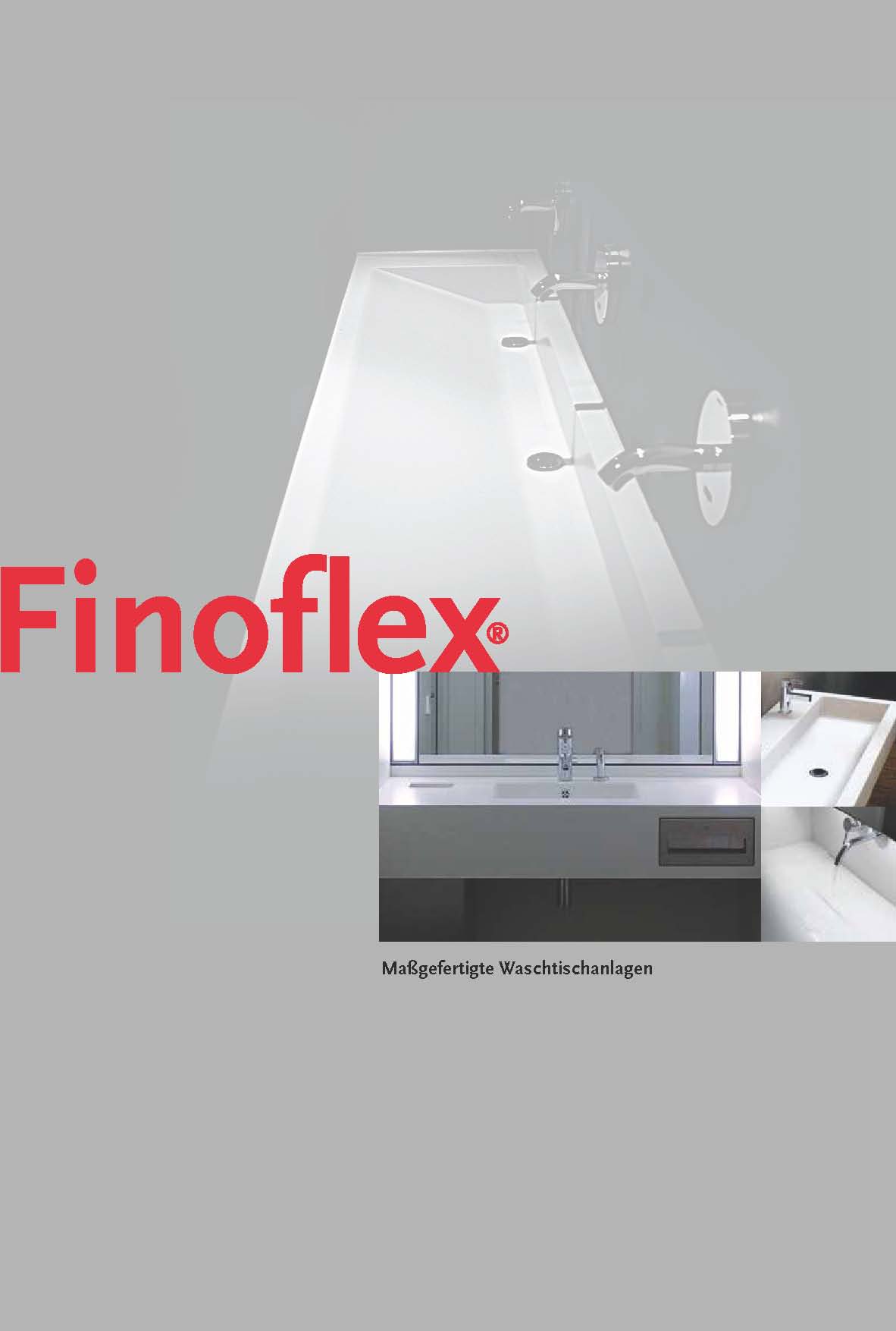 Finoflex Waschtischanlagen, Waschtische und Waschrinnen nach Maß