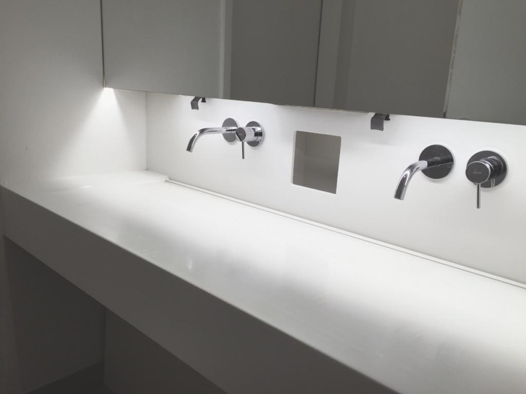 Fugenloser Waschtisch Beispiel 3
