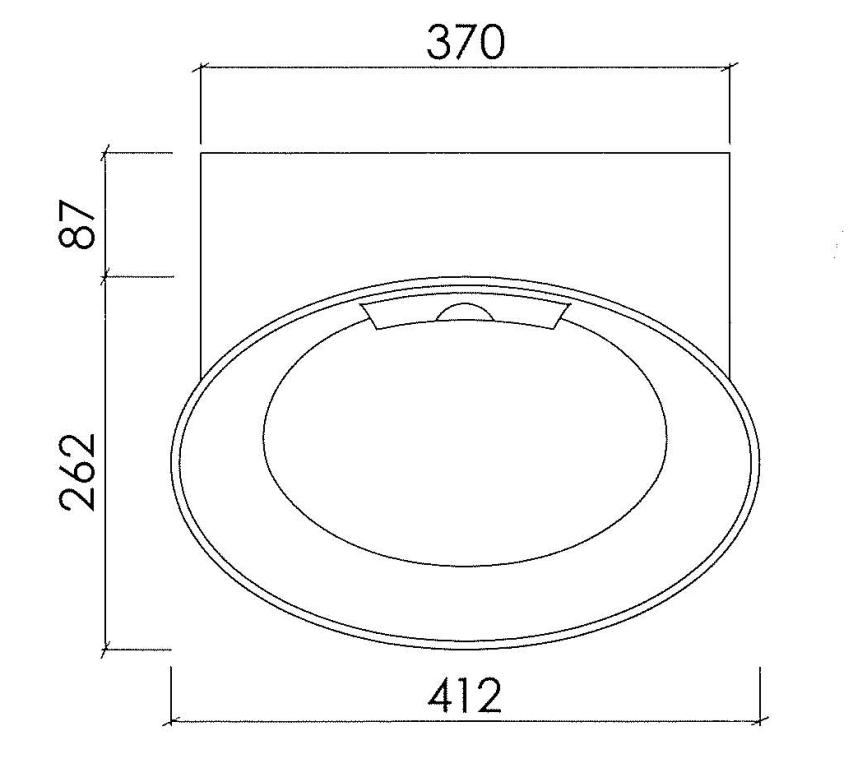 Ausgefallenes Waschbecken und Waschtische für Gäste WC Maße
