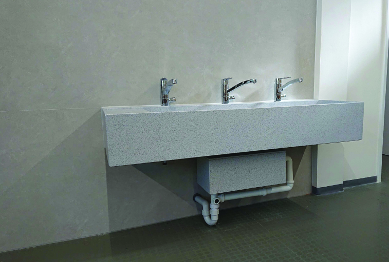 individuelles Gipsfangbecken mit Schlammfang