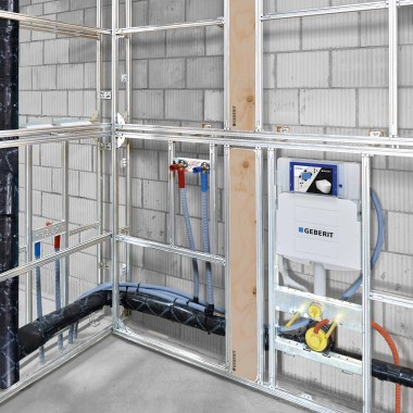 Waschtisch vorWand Elemet Trockenbau